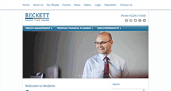 Desktop Screenshot of beckettinvest.com